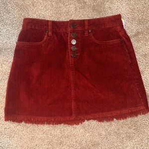 Corduroy Skirt